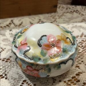 Floral Decorative Trinket Box